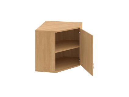 Rohová skriňa Strong, P, horná, 80x76,8x40 cm, dub/dub