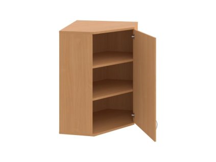 Rohová skriňa Strong, P, horná, 80x115,2x40 cm, buk/buk