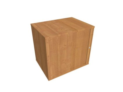 Prídavná skriňa k stolu Hobis, zámok, L, 80x75,5x60 cm, jelša