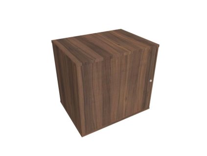 Prídavná skriňa k stolu Hobis, zámok, L, 80x75,5x60 cm, orech