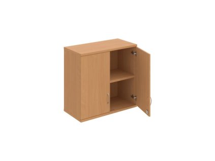Policová skriňa Strong, zámok, 80x76,8x40 cm, buk/buk