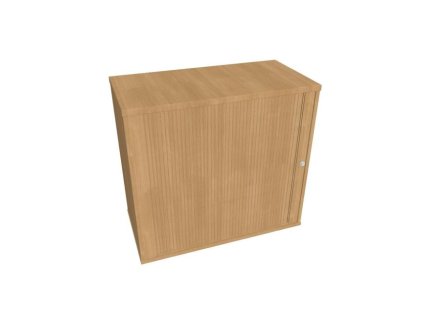 Prídavná skriňa k stolu Hobis, zámok, L, 80x75,5x40 cm, dub