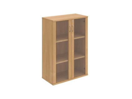 Policová skriňa Strong, zámok, 80x115,2x40 cm, dub/dub