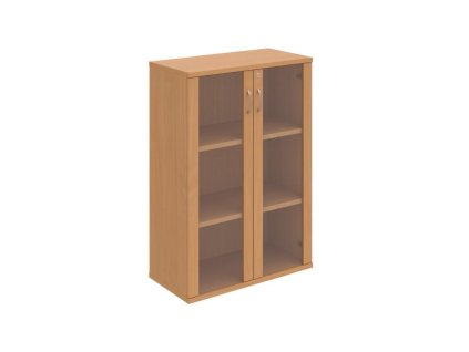 Policová skriňa Strong, zámok, 80x115,2x40 cm, buk/buk