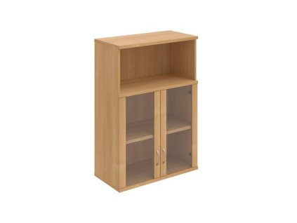 Policová skriňa Strong, zámok, horná, 80x115,2x40 cm, dub/dub