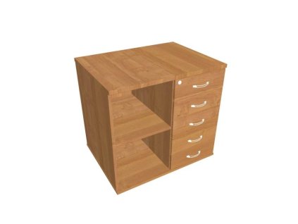 Prídavná skriňa k stolu Hobis, zámok, P, jelša