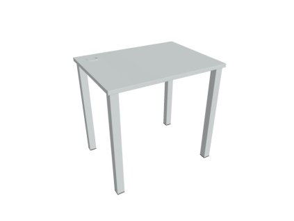 Pracovný stôl Uni, 80x75,5x60 cm, sivá/sivá