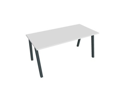 Rokovací stôl UNI A, 160x75,5x80 cm, biela/čierna