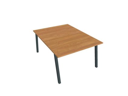 Pracovný stôl UNI A, 120x75,5x160 cm, jelša/čierna