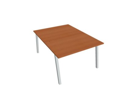 Pracovný stôl UNI A, 120x75,5x160 cm, čerešňa/sivá