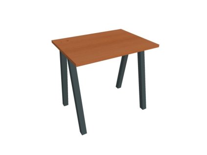 Pracovný stôl UNI A, 80x75,5x60 cm, čerešňa/čierna