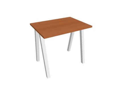 Pracovný stôl UNI A, 80x75,5x60 cm, čerešňa/biela