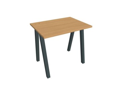 Pracovný stôl UNI A, 80x75,5x60 cm, buk/čierna