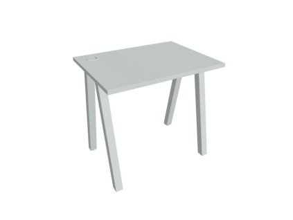 Pracovný stôl UNI A, 80x75,5x60 cm, sivá/sivá