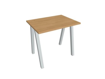 Pracovný stôl UNI A, 80x75,5x60 cm, dub/sivá