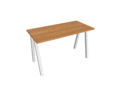 Pracovný stôl UNI A, 120x75,5x60 cm, jelša/biela