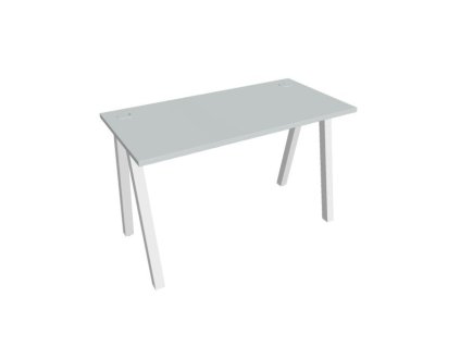Pracovný stôl UNI A, 120x75,5x60 cm, sivá/biela