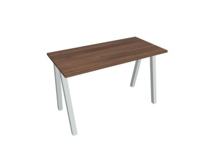 Pracovný stôl UNI A, 120x75,5x60 cm, orech/sivá