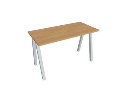 Pracovný stôl UNI A, 120x75,5x60 cm, dub/sivá