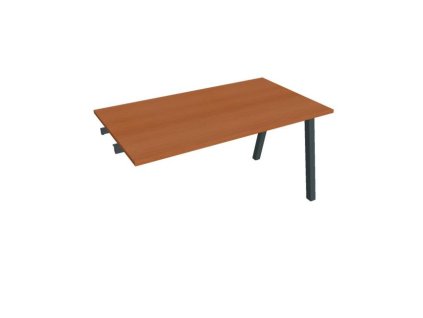 Rokovací stôl UNI A, k pozdĺ. reťazeniu, 140x75,5x80 cm, čerešňa/čierna