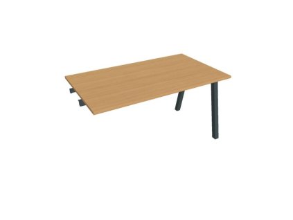 Rokovací stôl UNI A, k pozdĺ. reťazeniu, 140x75,5x80 cm, buk/čierna