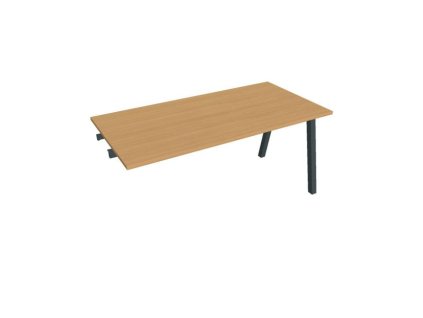 Rokovací stôl UNI A, k pozdĺ. reťazeniu, 160x75,5x80 cm, buk/čierna