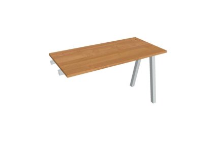 Pracovný stôl UNI A, k pozdĺ. reťazeniu, 120x75,5x60 cm, jelša/sivá