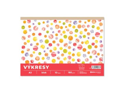 Výkresy 180g, A3 10 ks v bloku