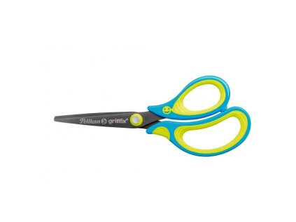 Nožnice Pelikan Griffix pre pravákov tyrkysové
