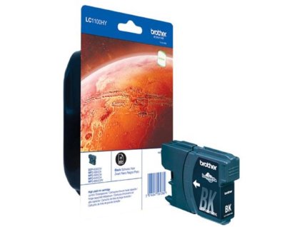 Atramentová náplň Brother LC-1100 pre MFC 6490CW/DCP-6690CW black HY (900 str.)