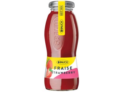 Džús RAUCH Jahoda 40% 24 x 0,2 ℓ NEVRATNÉ SKLO