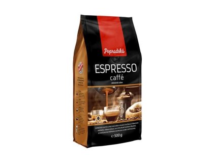 Káva Popradská ESPRESSO caffé zrnková 500g BOP