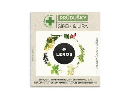 Čaj LEROS bylinný Natur Imunita Vitamín C šípka & lipa HB 10 x 1,5 g