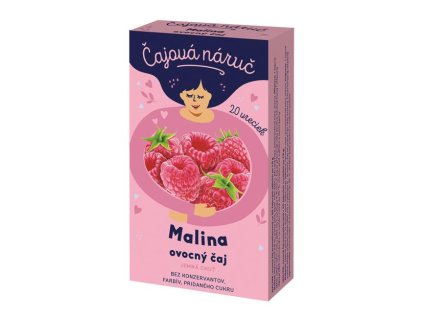 Čaj LEROS ovocný Čajová náruč malina 20 x 1 g