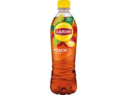 Čierny ľadový čaj Lipton broskyňa 12 x 0,5 ℓ