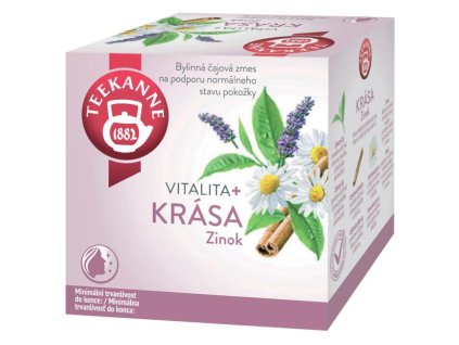 Čaj TEEKANNE Vitalita + Krása (Zinok) 10 x 1,7g