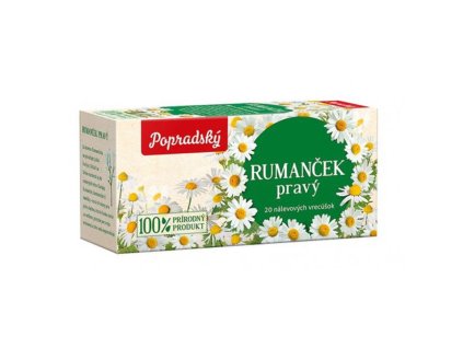 Čaj BOP bylinný rumanček pravý 20 x 1,5 g