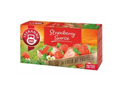 Čaj TEEKANNE ovocný Strawberry Sunrise HB 20 x 2,5g