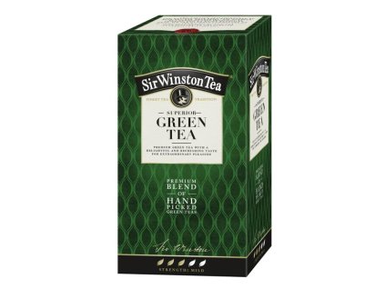 Čaj SIR WINSTON Superior Green Tea HB 20 x 1,75g