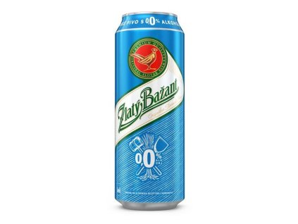Pivo Zlatý Bažant 0% nealko 24 x 0,5 ℓ Svetlé plechovka