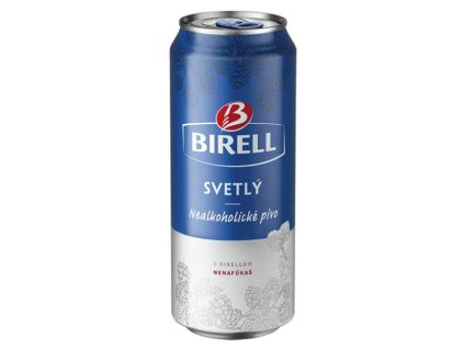 Pivo Birell nealko 24 x 0,5 ℓ Svetlé plechovka
