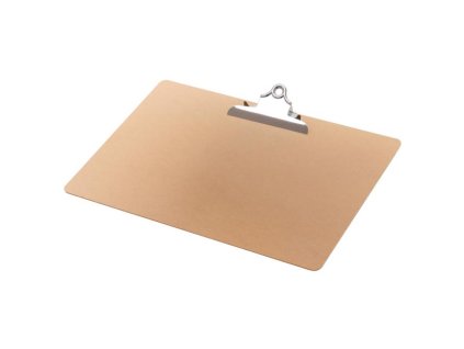 Písacia podložka s klipom A3 Q-CONNECT hnedá na šírku