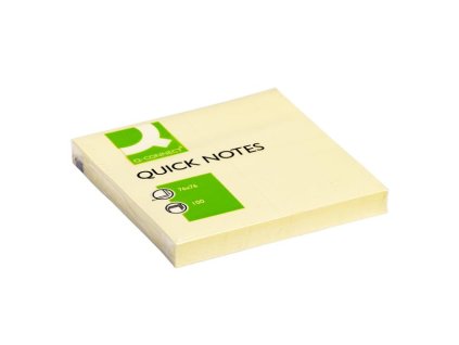 Samolepiaci bloček Q-CONNECT žltý 76x76 mm