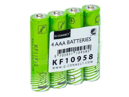 Batéria Q-CONNECT AAA Nordic Swan mikrotužkové 4 ks
