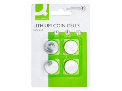 Batéria Q-CONNECT CR2032 gombíková 4ks
