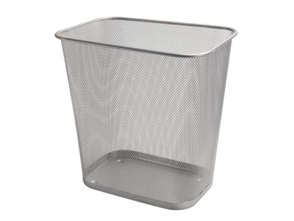 Drôtený kôš 13 ℓ hranatý strieborný