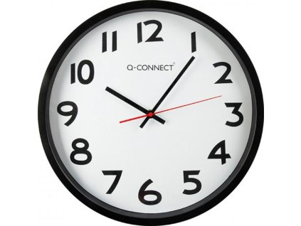 Nástenné hodiny Q-CONNECT 35cm čierne
