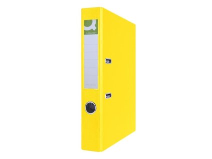 Zakladač pákový Q-CONNECT poloplastový 5cm žltý