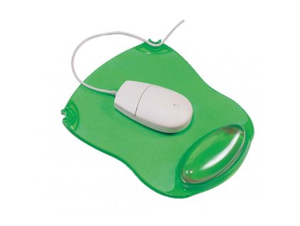 Podložka pod myš a zápästie gélová Q-CONNECT zelená