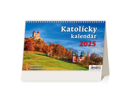 Stolový kalendár riadkový - Katolícky 2025